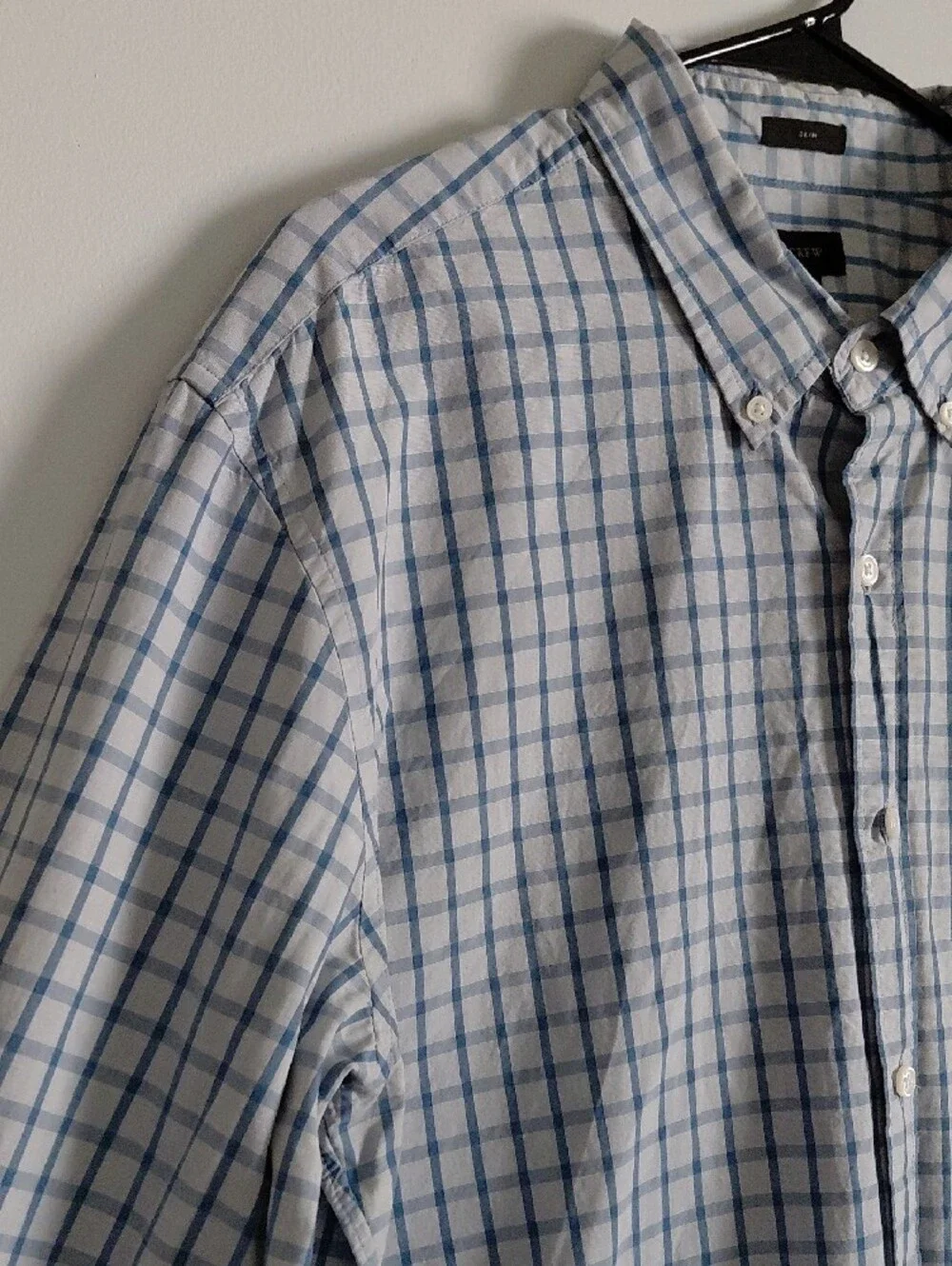 J. Crew blue check